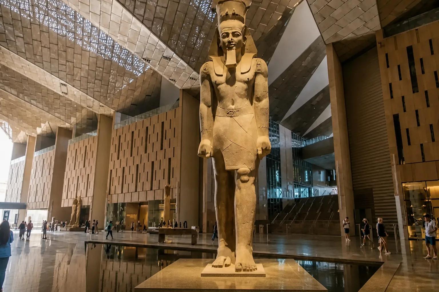 Ramesses II in the grand atrium
