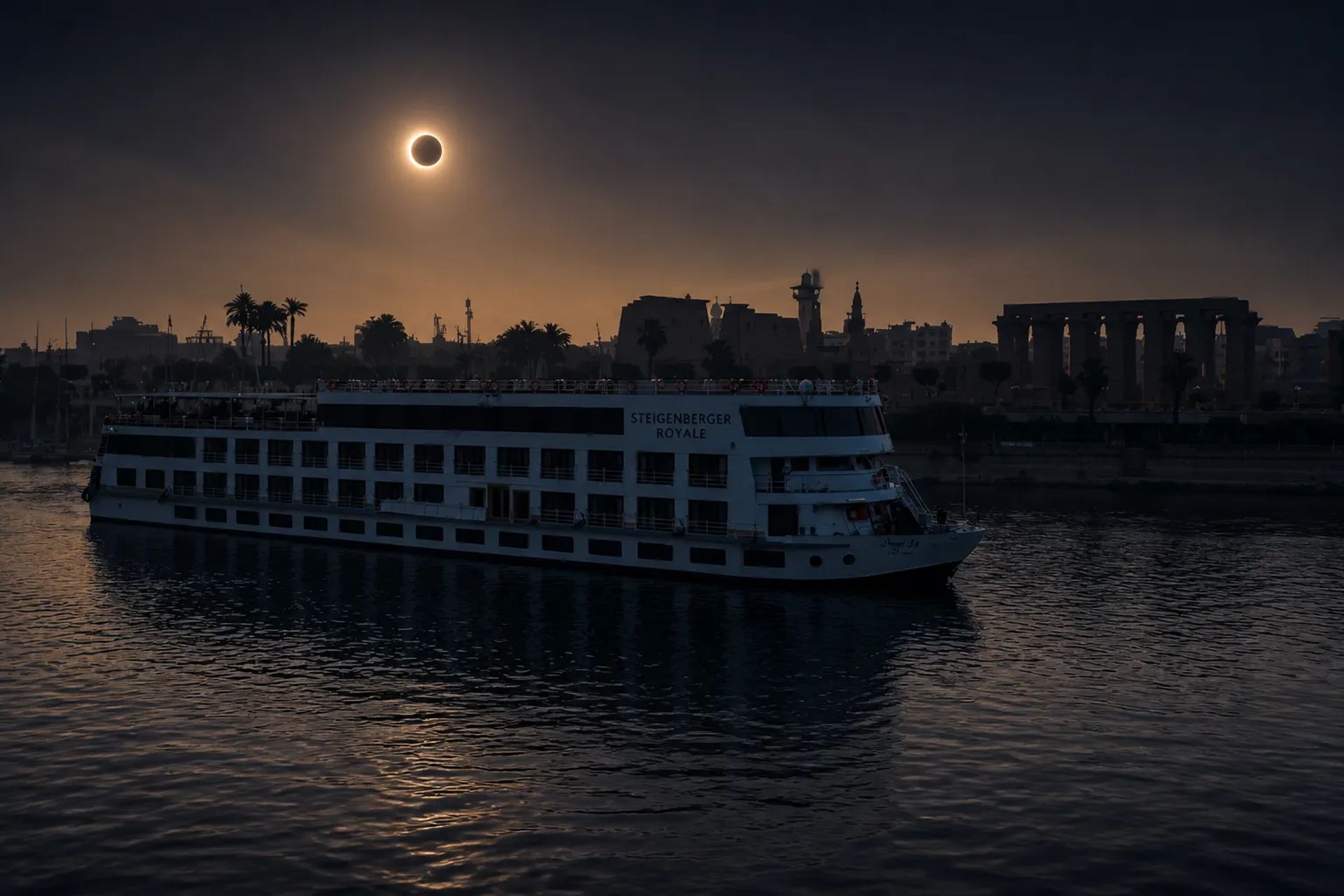 4-Day Aswan to Luxor Nile Cruise – Solar Eclipse 2027