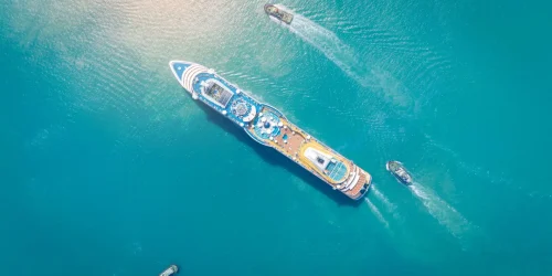 Cruise Ship, Cruise Liners beautiful white cruise ship above luxury cruise in the ocean