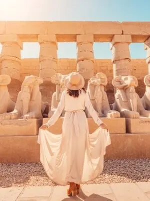 Tourist in Luxor