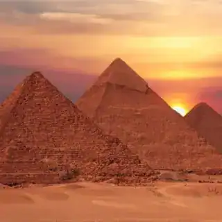 Great Pyramids of Giza on a Days Luxury Cairo Luxor Aswan tour