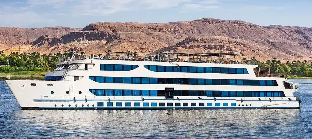 Enjoy The Amazing Oberoi Zahara Luxury Nile River Cruise Sailing On The Nile, Number One Of Th Top 10 Nile River Cruises For 2025, With Discovery Tours Egypt.
