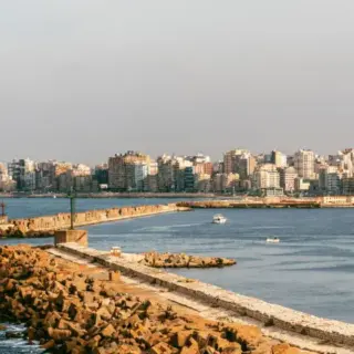 Panoramic View of Alexandria, Egypt