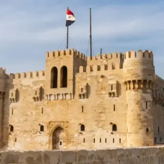 Qaitbay Citadel in Alexandria