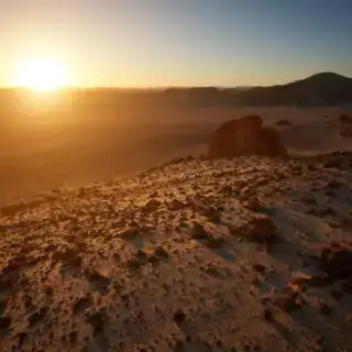Mountains in the Sinai desert at sunset Sunset Desert Safari Excursion Quad Marsa Alam
