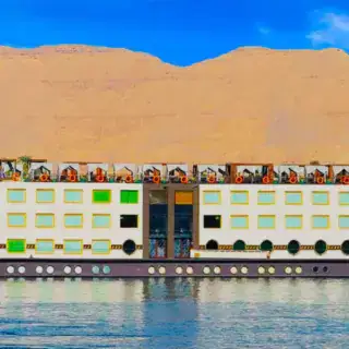 MS Esplanade Nile Cruise sailing between Luxor and Aswan on the Nile River