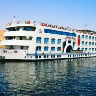 Royal Ruby Nile Cruise sailing along the Nile River