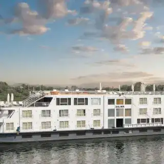 Salima Nile Cruise sailing along the Nile River in Egypt