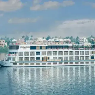 Steigenberger Regency Nile Cruise sailing on the Nile River in Egypt