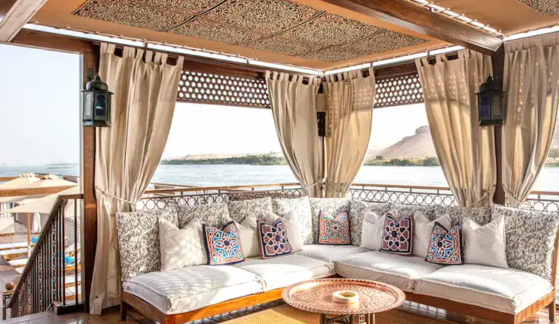 5 Night Dahabiya Itinerary sundeck