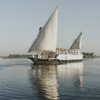 7 Night Dahabiya sailing the Nile at sunset