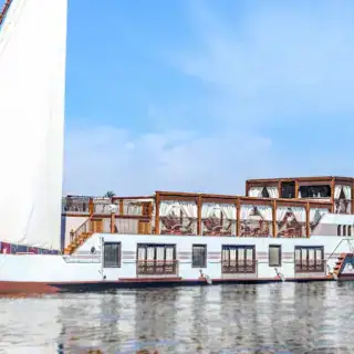 Malouka Dahabiya luxury upper deck on the Nile