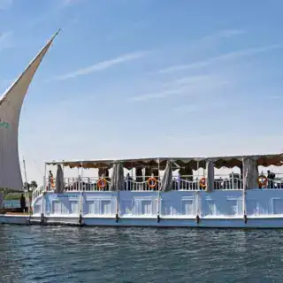 Abundance Dahabiya sailing along the Nile