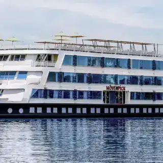 Movenpick MS Darakum luxury Nile cruise ship sailing