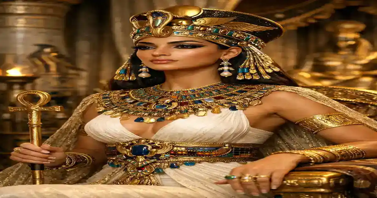 Ancient Egyptian queen names custom on temple wall