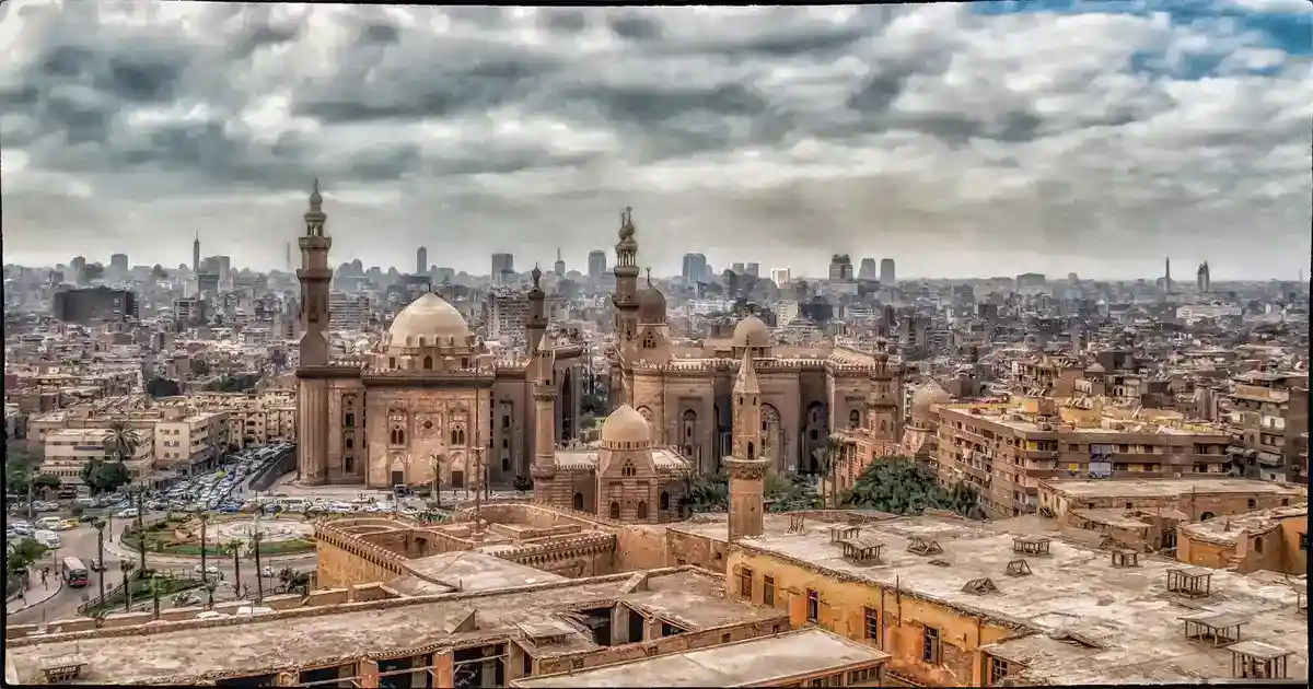 Architectural details of the Mosque of Ahmad Ibn Tulun in Cairo